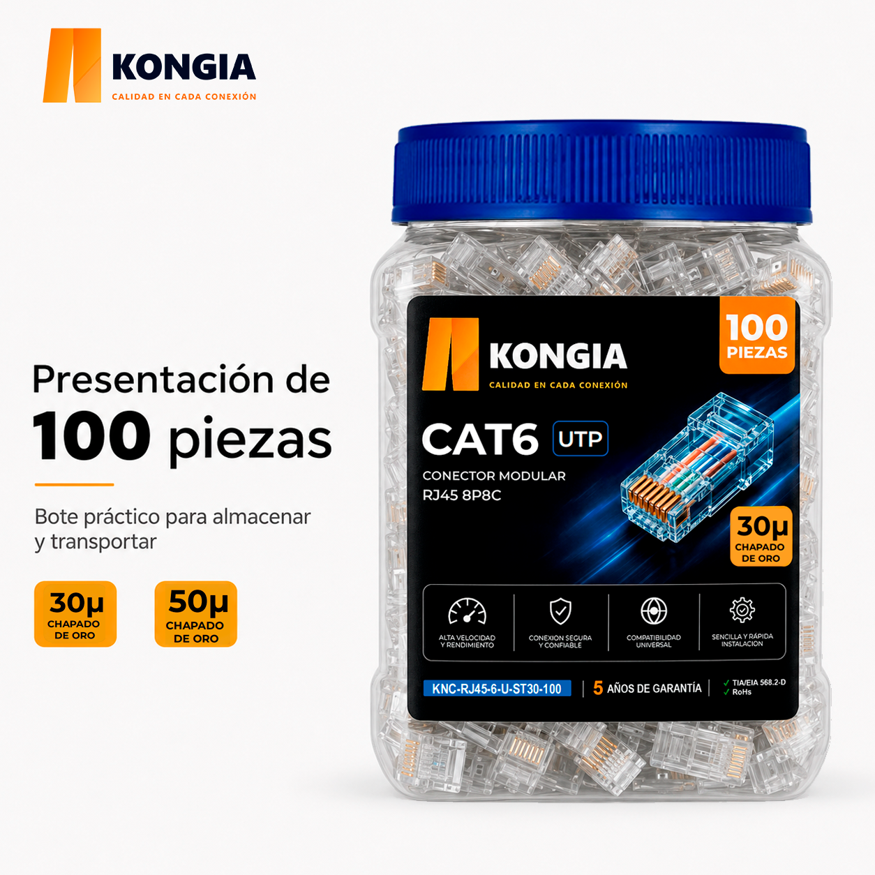 KNC-RJ45-6-U-ST30-100 Infografía 4
